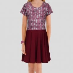 Brothers Knit Garments Matching Family Sets Prime Numbers Kids Twirl Dress [FINAL SALE]