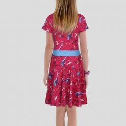 Brothers Knit Garments Pterosaurs Kids Twirl Dress Matching Family Sets