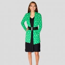 Brothers Knit Garments Adults Punctuation Marks Burnout Cardigan