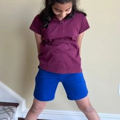 Brothers Knit Garments Royal Blue Kids Shorts