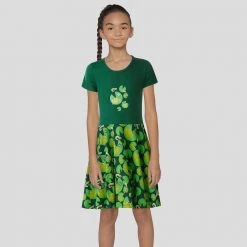 Brothers Knit Garments Ribbit Kids Twirl Dress [FINAL SALE]