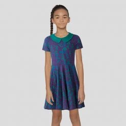 Brothers Knit Garments Robots We Want Kids Twirl Dress [FINAL SALE]