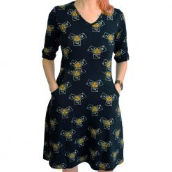 Svaha Apparel Radioactive Symbols Glow-in-the-Dark Fit & Flare Dress Shop By Interest