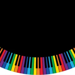 Brothers Knit Garments Chromatic Scales Twirl Skirt