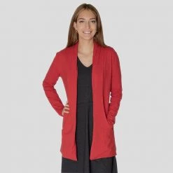 Brothers Knit Garments Adults Red-ioactive Cardigan