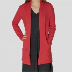 Brothers Knit Garments Adults Red-ioactive Cardigan