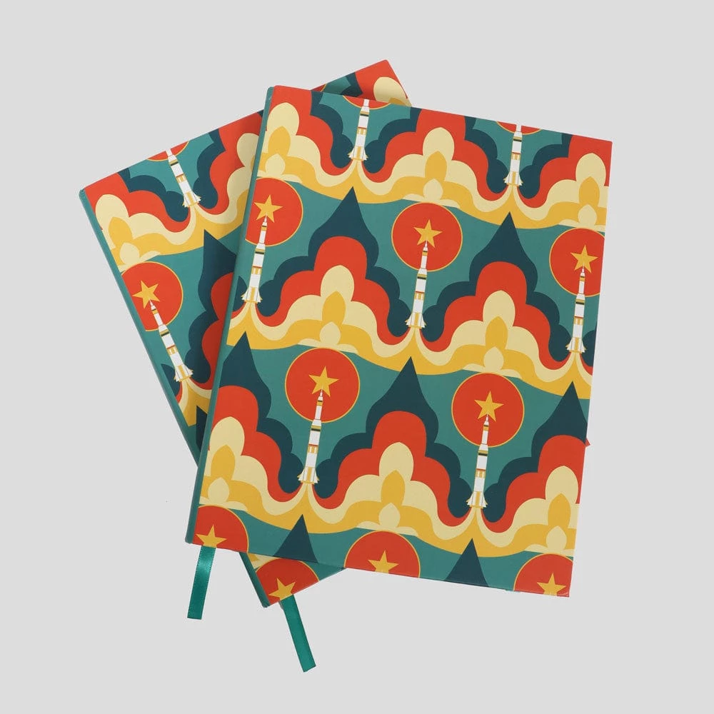 Xiamen Yiqi Wangluo Technology Co., Ltd. Accessories Retro Rocket Launch Paper Hardcover Notebook 2 Xiamen Yiqi Wangluo Technology Co., Ltd. Accessories Retro Rocket Launch Paper Hardcover Notebook