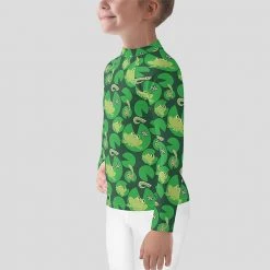 Svaha Apparel Kids & Babies Ribbit Custom Kids Rash Guard 5 Svaha Apparel Kids & Babies Ribbit Custom Kids Rash Guard