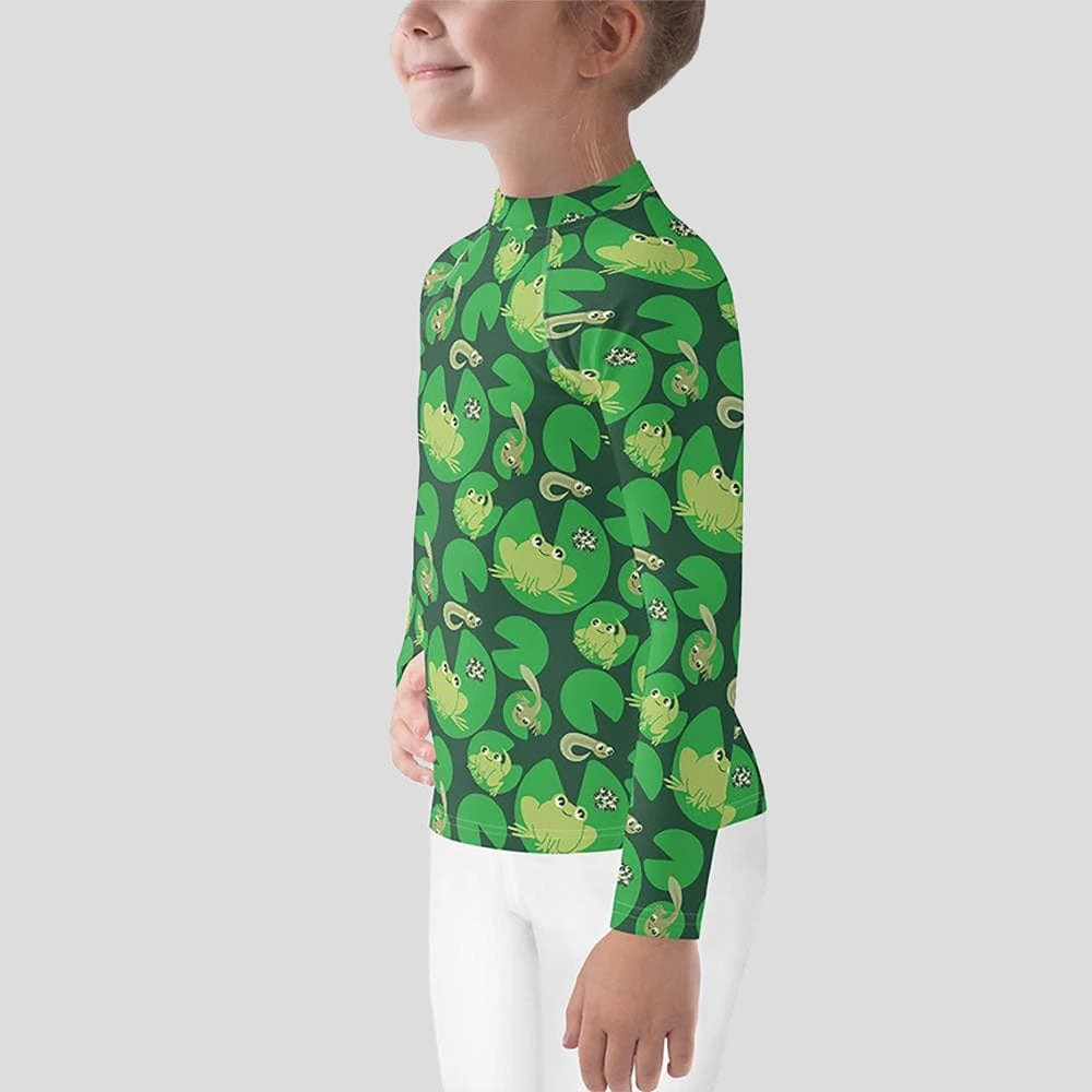 Svaha Apparel Kids & Babies Ribbit Custom Kids Rash Guard 3 Svaha Apparel Kids & Babies Ribbit Custom Kids Rash Guard