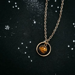 Yugen Tribe Rings Of Saturn Mini Necklace 9 Yugen Tribe Rings Of Saturn Mini Necklace