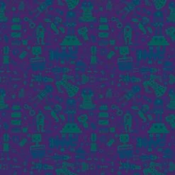 Brothers Knit Garments Robots We Want Kids Twirl Dress [FINAL SALE]