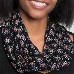 Svaha Apparel Rutherford-Bohr Model Atom Infinity Scarf [FINAL SALE]