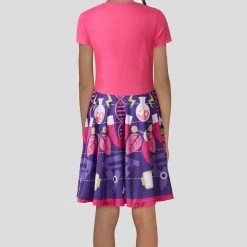 Brothers Knit Garments Science Mandala Kids Twirl Dress [FINAL SALE] Kids & Babies