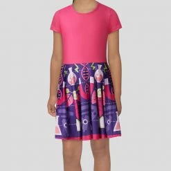 Brothers Knit Garments Science Mandala Kids Twirl Dress [FINAL SALE] Kids & Babies