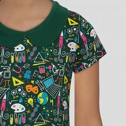 Brothers Knit Garments STEAM School Kids Twirl Dress