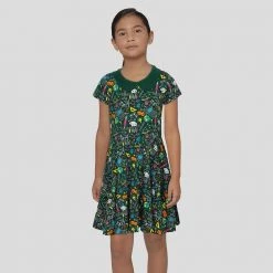 Brothers Knit Garments STEAM School Kids Twirl Dress