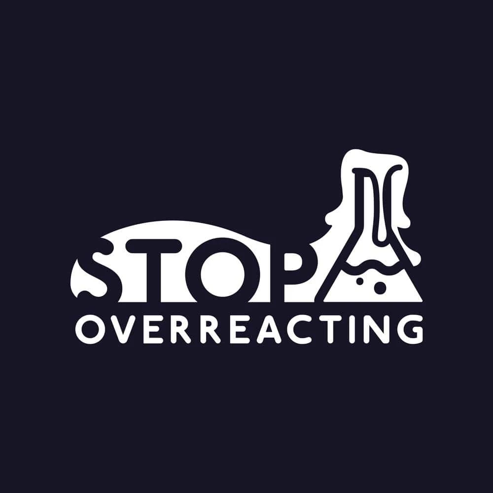 Svaha Apparel Stop Overreacting Custom Relaxed T-Shirt T-Shirts 2 Svaha Apparel Stop Overreacting Custom Relaxed T-Shirt T-Shirts