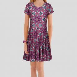 Brothers Knit Garments Matching Family Sets Scarab Mandala Kids Twirl Dress