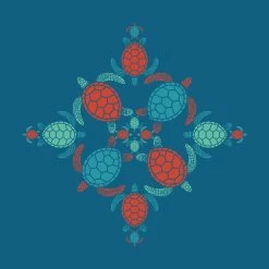 Brothers Knit Garments Sea Turtles Kids T-shirt