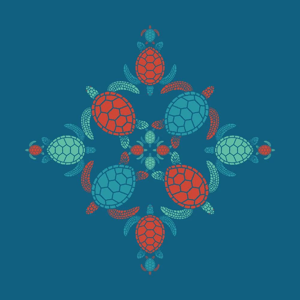 Brothers Knit Garments Sea Turtles Kids T-shirt 2 Brothers Knit Garments Sea Turtles Kids T-shirt