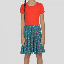 Brothers Knit Garments Sea Turtles Kids Twirl Dress