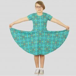 Brothers Knit Garments Underwater Fun Kids Twirl Dress