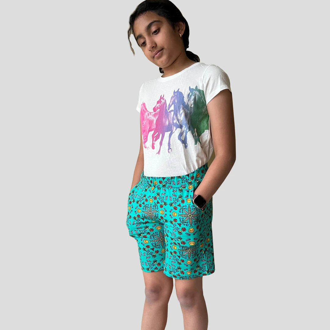 Brothers Knit Garments Underwater Fun Kids Shorts Kids & Babies 2 Brothers Knit Garments Underwater Fun Kids Shorts Kids & Babies