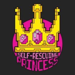 Svaha Apparel Self-Rescuing Princess Custom Unisex Tank Top