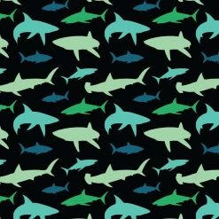 Brothers Knit Garments Sharks Kids Leggings With Pockets Matching Family Sets