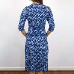 Svaha Apparel Snow Crystals Fit & Flare Dress