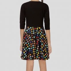 Brothers Knit Garments Solar System Of Pi Kids Twirl Dress [FINAL SALE]