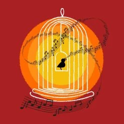Svaha Apparel Songs Of The Caged Bird Custom Unisex T-Shirt T-Shirts