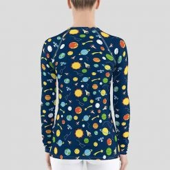 Svaha Apparel Underwear & Swimwear Space Exploration Custom Rash Guard Top