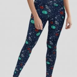 Brothers Knit Garments Space Race Adults Leggings With Pockets