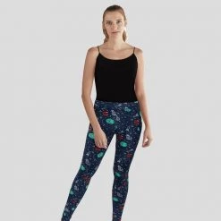 Brothers Knit Garments Space Race Adults Leggings With Pockets