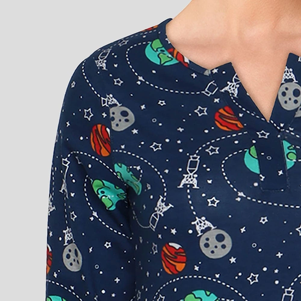 Brothers Knit Garments Space Race Maria Tunic Top Adults 4 Brothers Knit Garments Space Race Maria Tunic Top Adults