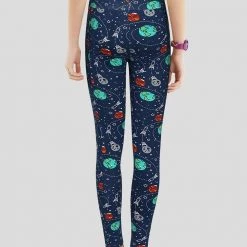 Brothers Knit Garments Space Race Kids Leggings With Pockets