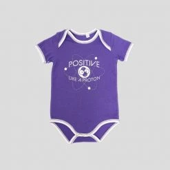 Stretch Garments Kids & Babies Stay Positive Baby Bodysuit