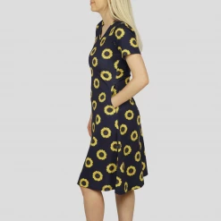 Brothers Knit Garments Fibonacci Sunflower Katherine Dress