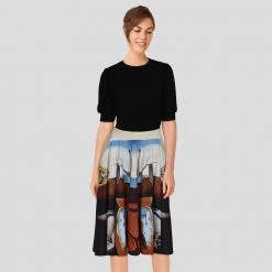 Brothers Knit Garments Adults The Persistence Of Memory Twirl Skirt