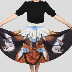 Brothers Knit Garments Adults The Persistence Of Memory Twirl Skirt