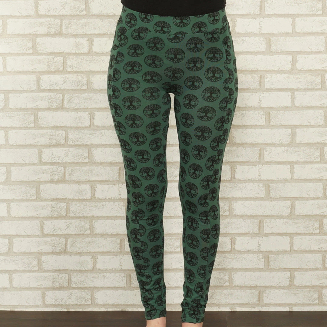 Brothers Knit Garments Tree Of Life Adults Leggings With Pockets 2 Brothers Knit Garments Tree Of Life Adults Leggings With Pockets