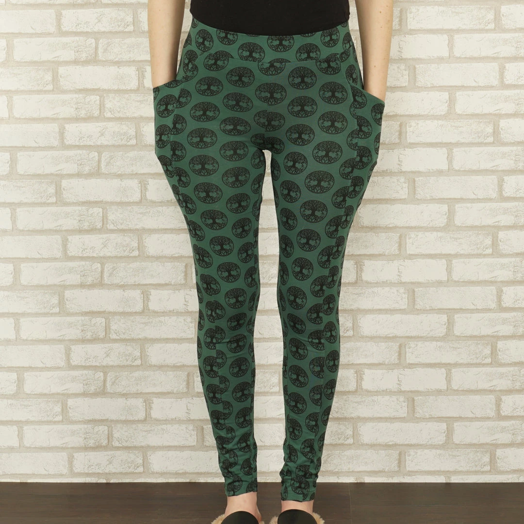 Brothers Knit Garments Tree Of Life Adults Leggings With Pockets 3 Brothers Knit Garments Tree Of Life Adults Leggings With Pockets