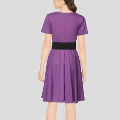 Brothers Knit Garments Ultraviolet (Lighter Shade) Rachel Dress