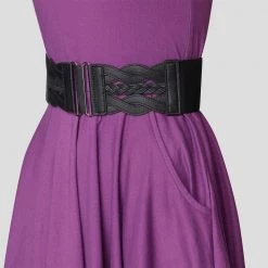 Brothers Knit Garments Ultraviolet (Lighter Shade) Rachel Dress