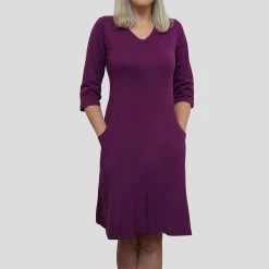 Brothers Knit Garments Ultraviolet Rosalind Dress Adults