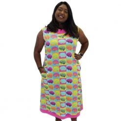 Brothers Knit Garments Warhol Brain Pop Katherine Dress 9 Brothers Knit Garments Warhol Brain Pop Katherine Dress