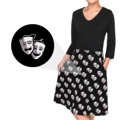 Svaha Apparel Masks Of Theatre Ada Dress