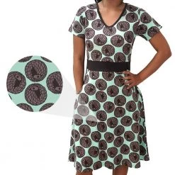 Svaha Apparel Shop By Interest Roly Poly Pangolin Ruby Dress