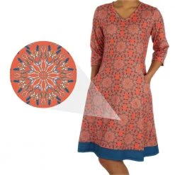 Svaha Apparel Skeletal Bones Mandala Rosalind Dress Shop By Interest